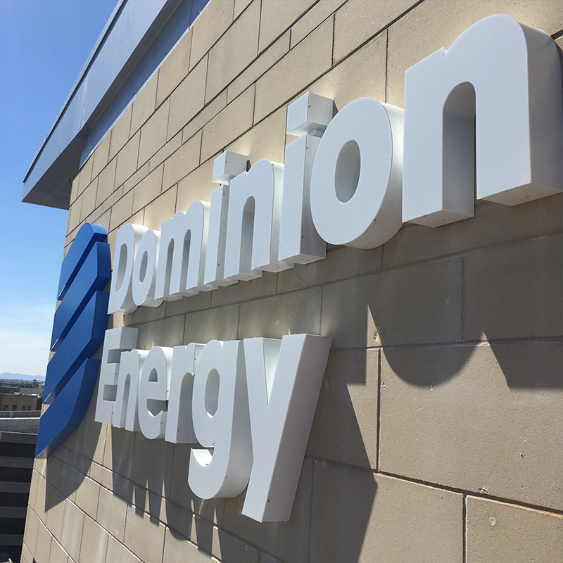 Dominion Energy exterior sign